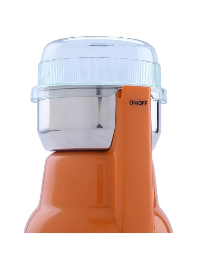 توسكانا يو مطحنة قهوة كهربائية بقدرة 200 واط لطحن البن والتوابل بسرعة عالية، شفرات ستانلس ستيل حادة، مطحنة حبوب بتصميم مدمج وسهل الاستخدام مع غطاء شفاف مناسبة لتحضير القهوة الطازجة - Image 3